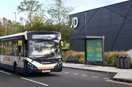 Stagecoach bus at Teesside Park