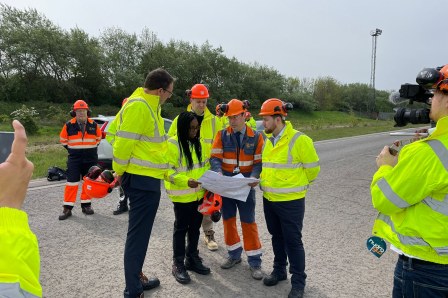 Kemi Badenoch visit British Steel Lackenby